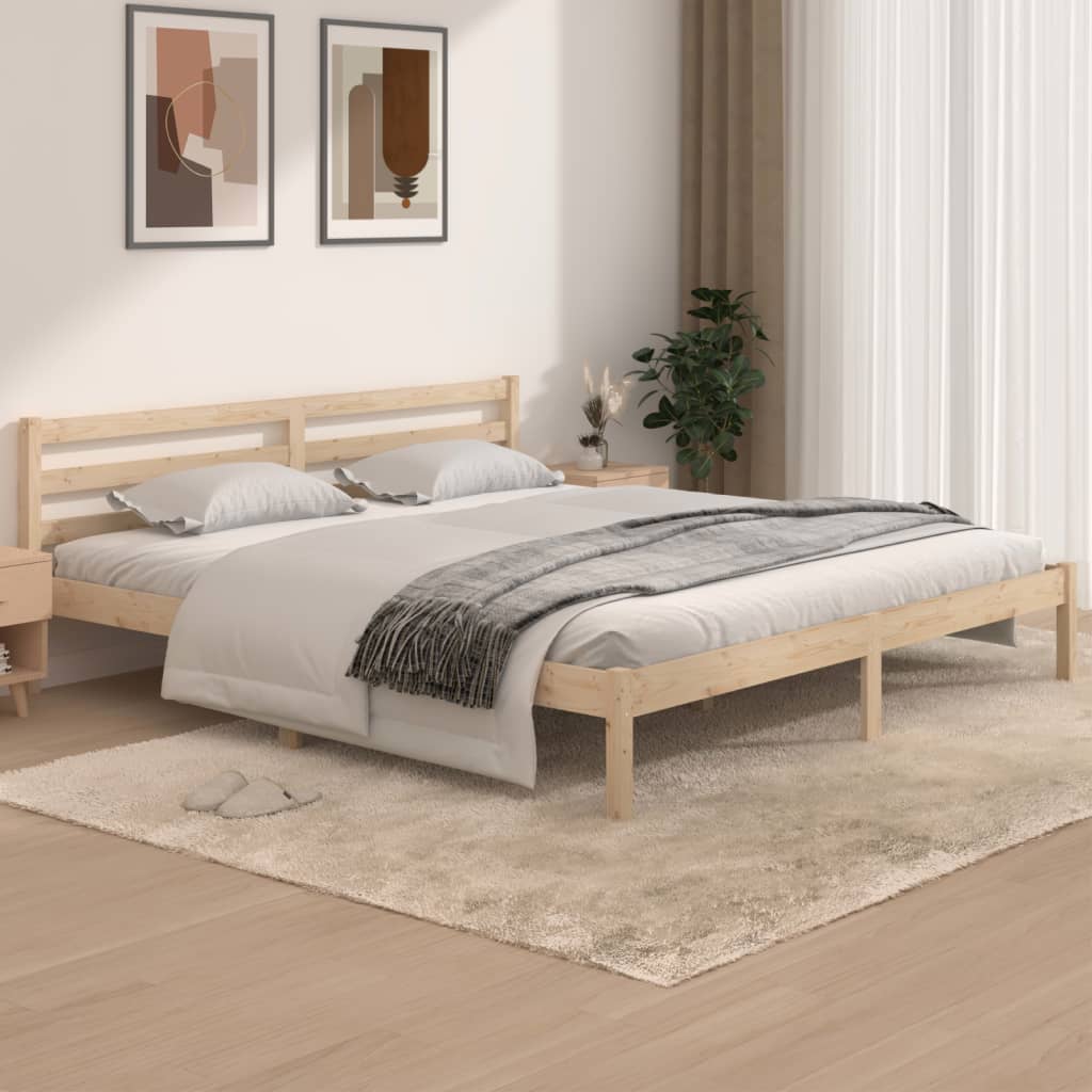 Bedframe Massief Grenenhout 180X200 Cm 6Ft Super King