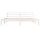 Bedframe Massief Grenenhout Wit 180X200 Cm 6Ft Super King