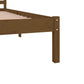 Bedframe Grenenhout Honingbruin 180X200 Cm 6Ft Super King