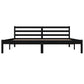 Bedframe Massief Grenenhout Zwart 180X200 Cm Super King