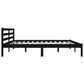 Bedframe Massief Grenenhout Zwart 180X200 Cm Super King