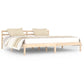 Bedframe Massief Grenenhout 200X200 Cm