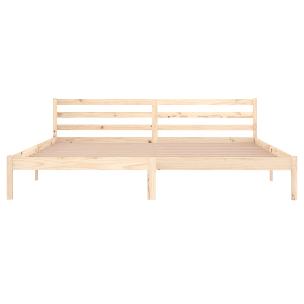 Bedframe Massief Grenenhout 200X200 Cm