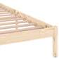 Bedframe Massief Grenenhout 200X200 Cm