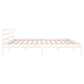 Bedframe Massief Grenenhout Wit 200X200 Cm