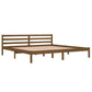 Bedframe Massief Grenenhout Honingbruin 200X200 Cm