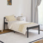 Bedframe Massief Hout Grijs 75X190 Cm 2Ft6 Small Single