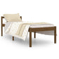Bedframe Massief Hout Honingbruin 75X190 Cm 2Ft6 Small Single