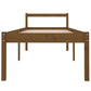 Bedframe Massief Hout Honingbruin 75X190 Cm 2Ft6 Small Single