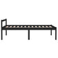 Bedframe Massief Grenenhout Zwart 90X190 Cm 3Ft Single