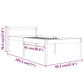 Bedframe Massief Grenenhout Zwart 90X190 Cm 3Ft Single