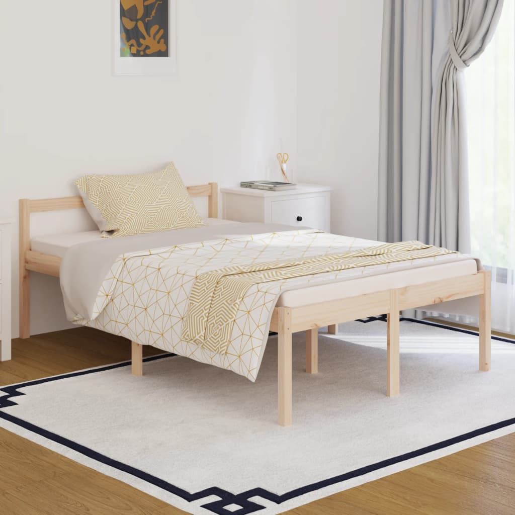 Bedframe Massief Hout 120X190 Cm 4Ft Small Double