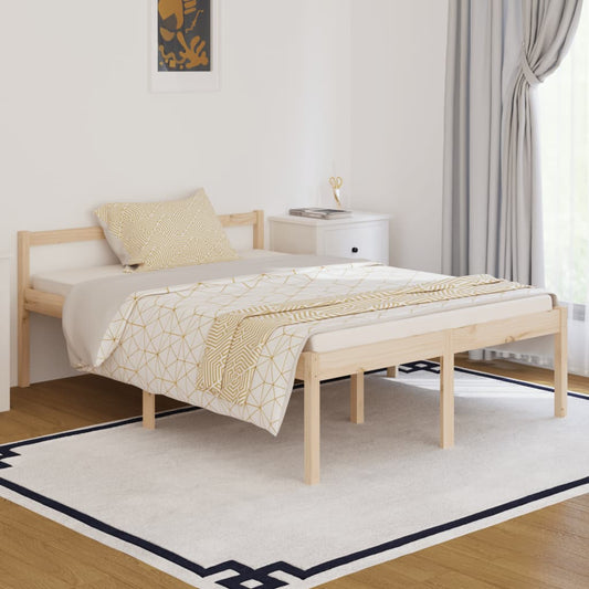 Bedframe Massief Grenenhout 135X190 Cm 4Ft6 Double