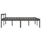 Bedframe Massief Grenenhout Grijs 135X190 Cm 4Ft6 Double