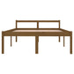Bedframe Massief Grenenhout Honingbruin 135X190 Cm 4Ft6 Double