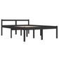 Bedframe Massief Grenenhout Zwart 135X190 Cm 4Ft6 Double