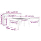 Bedframe Massief Grenenhout 140X190 Cm