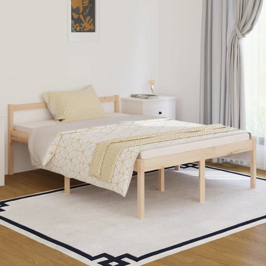 Bedframe Massief Grenenhout 140X190 Cm