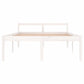 Bedframe Massief Grenenhout Wit 140X190 Cm