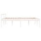 Bedframe Massief Grenenhout Wit 140X190 Cm