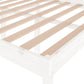 Bedframe Massief Grenenhout Wit 140X190 Cm