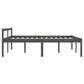 Bedframe Massief Grenenhout Grijs 140X190 Cm