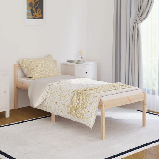 Bedframe Massief Grenenhout 90X200 Cm