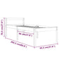 Bedframe Massief Grenenhout Zwart 90X200 Cm