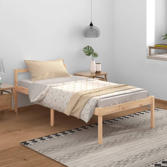 Bedframe Massief Grenenhout 100X200 Cm