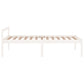 Bedframe Massief Grenenhout Wit 100X200 Cm