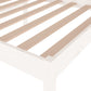 Bedframe Massief Grenenhout Wit 100X200 Cm