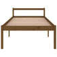 Bedframe Massief Grenenhout Honingbruin 100X200 Cm