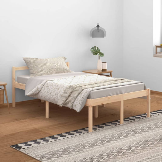 Bedframe Massief Grenenhout 120X200 Cm