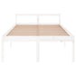 Bedframe Massief Grenenhout Wit 120X200 Cm