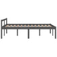 Bedframe Massief Grenenhout Grijs 120X200 Cm
