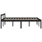 Bedframe Massief Grenenhout Zwart 120X200 Cm
