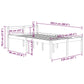 Bedframe Massief Grenenhout Zwart 120X200 Cm