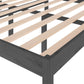 Bedframe Massief Grenenhout Grijs 140X200 Cm