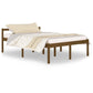 Bedframe Massief Grenenhout Honingbruin 140X200 Cm
