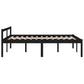 Bedframe Massief Grenenhout Zwart 140X200 Cm