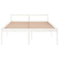 Bedframe Massief Grenenhout Wit 150X200 Cm 5Ft King