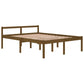 Bedframe Massief Grenenhout Honingbruin 150X200 Cm 5Ft King