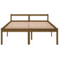 Bedframe Massief Grenenhout Honingbruin 150X200 Cm 5Ft King