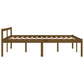 Bedframe Massief Grenenhout Honingbruin 150X200 Cm 5Ft King