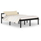 Bedframe Massief Grenenhout Zwart 150X200 Cm 5Ft King