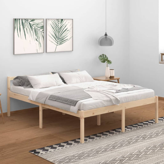 Bedframe Massief Grenenhout 160X200 Cm