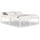 Bedframe Massief Grenenhout Wit 160X200 Cm