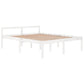 Bedframe Massief Grenenhout Wit 160X200 Cm