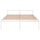 Bedframe Massief Grenenhout Wit 160X200 Cm
