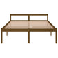 Bedframe Massief Grenenhout Honingbruin 160X200 Cm